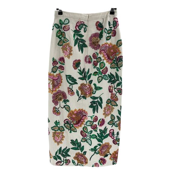 Misa Los Angeles 'Thara' White Cotton Skirt Size S - Picture 3 of 4